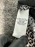Dalia Collection Animal Print Silver Long Sleeve Blouse Size S - photo 8
