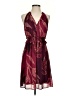 DR2 100% Polyester Paisley Burgundy Cocktail Dress Size S - photo 1