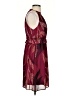 DR2 100% Polyester Paisley Burgundy Cocktail Dress Size S - photo 4
