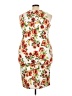 Rouge Print Ivory Cocktail Dress Size 3X - photo 2