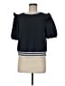 VOY Black Short Sleeve Top Size M - photo 1