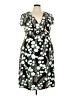 Mossimo Print Teal Cocktail Dress Size 24W/26W - photo 1
