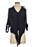 C'est Toi Black 3/4 Sleeve Blouse Size S - photo 1