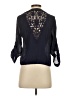 C'est Toi Black 3/4 Sleeve Blouse Size S - photo 2