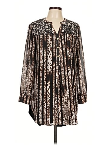 Black Label by Chico's Long Sleeve Blouse (view 1)