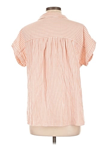 Cotton Bleu Short Sleeve Blouse (view 2)