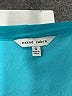Naked Zebra 100% Polyester Teal Short Sleeve Blouse Size S - photo 7