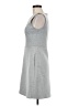 Paraphrase Solid Gray Casual Dress Size 6 - photo 5