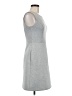 Paraphrase Solid Gray Casual Dress Size 6 - photo 4