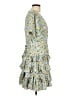 Lulus 100% Polyester Floral Blue Cocktail Dress Size XL - photo 4