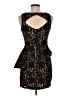 BCX Animal Print Black Cocktail Dress Size 9 - photo 2
