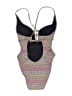 Becca Chevron-herringbone Gray One Piece Swimsuit Size M - photo 2
