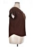 89th & Madison Brown Short Sleeve Top Size XL - photo 4