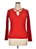 Bebe Red Long Sleeve T-Shirt Size XL - photo 1