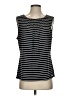 Calvin Klein Stripes Black Sleeveless Top Size P (petite) - photo 1