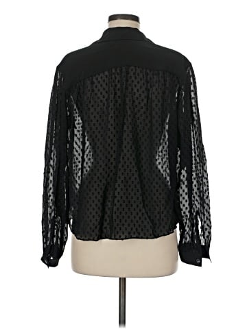 Madewell Long-Sleeve Popover Top (view 2)