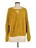 Ruby Moon 100% Cotton Yellow Pullover Sweater Size M - photo 1