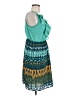 Mossimo Print Teal Cocktail Dress Size M - photo 4
