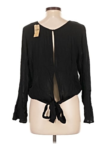 American Eagle Outfitters Long Sleeve Blouse (view 2)