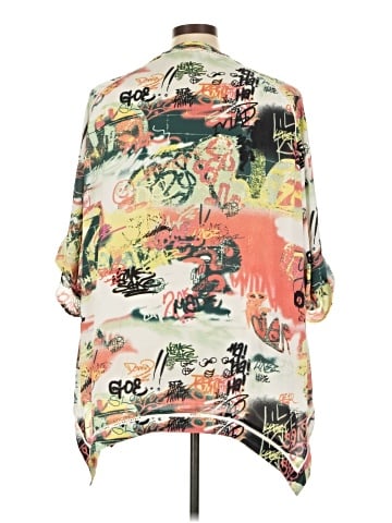 Melissa McCarthy Seven7 3/4 Sleeve Blouse (view 2)