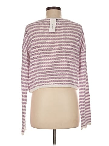 Pink Rose Pullover Sweater (view 2)