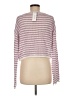 Pink Rose Stripes Pink Pullover Sweater Size M - photo 2