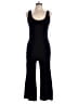 Stateside Solid Black Jumpsuit Size L - photo 1