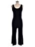 Stateside Solid Black Jumpsuit Size L - photo 2