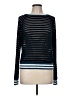 Hard Tail Polka Dots Color Block Graphic Stripes Blue Pullover Sweater Size M - photo 1