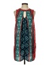 Moa Moa Paisley Teal Casual Dress Size S - photo 1