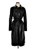 Dolce Cabo 100% Polyurethane Black Trenchcoat Size M - photo 1