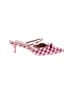 Wild Fable Checkered-gingham Pink Heels Size 8 - photo 1