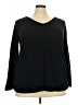 Karen Scott 100% Cotton Black Pullover Sweater Size 3X - photo 1