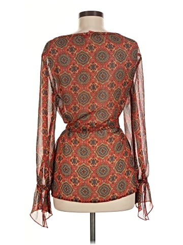Oscar by Oscar De La Renta Long Sleeve Blouse (view 2)