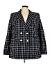 Halogen Checkered-gingham Blue Blazer Size 3X - photo 1