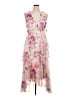SLNY Floral Pink Cocktail Dress Size 14 - photo 1
