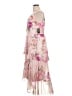 SLNY Floral Pink Cocktail Dress Size 14 - photo 5