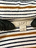 Ann Taylor LOFT Stripes Gray Casual Skirt Size M - photo 4