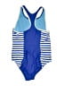 Speedo Stripes Blue One Piece Swimsuit Size M (estimated, youth) - photo 2