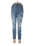 rue21 Hearts Blue Jeans Size 10 - photo 1