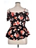 Charlotte Russe Black Short Sleeve Top Size 1X - photo 2