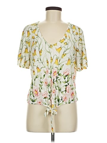 Lily White Short Sleeve Blouse (view 1)