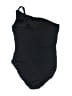Bleu Rod Beattie 100% Polyester Solid Black One Piece Swimsuit Size 12 - photo 2