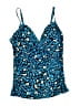 Coco Reef Animal Print Blue Swimsuit Top Size XL (38D) - photo 1