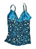 Coco Reef Animal Print Blue Swimsuit Top Size XL (38D) - photo 2
