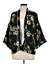 Liberty Love 100% Polyester Black Kimono Size 8 - photo 1