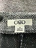 Cato Chevron-herringbone Gray Casual Dress Size 8 - photo 7