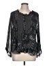 Coldwater Creek 100% Polyester Black 3/4 Sleeve Blouse Size L (petite) - photo 1