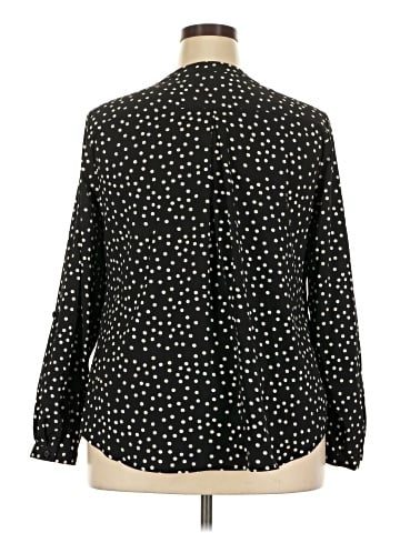 Notations Long Sleeve Blouse (view 2)