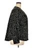 Notations Polka Dots Black Long Sleeve Blouse Size 2X - photo 4